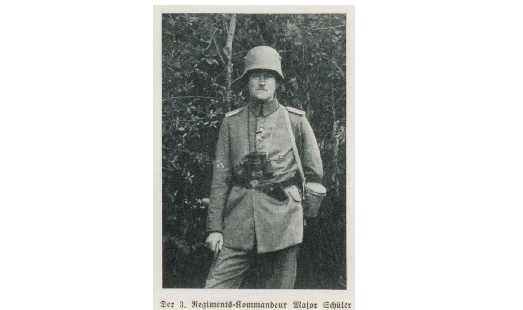 Message du chef de régiment Karl Wilhelm Schüler à propos de l’effondrement du tunnel de Winterberg