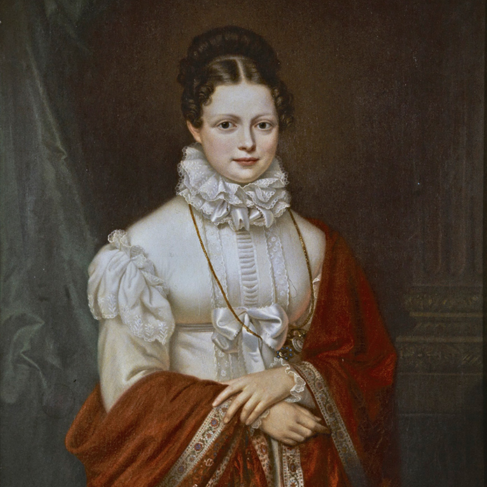 Königin Katharina I. von Württemberg (1788-1819). 1816 nahmen die Pläne zur Gründung einer Zentralleitung des Wohltätigkeitsvereins konkrete Züge an (Quelle: Landesmedienzentrum BW, LMZ 002185)