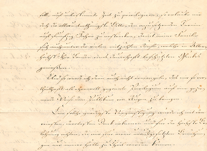 Brief von Johann Wolfgang von Goethe an Wilhelm I. König von Württemberg, 22. Juli 1825, (Quelle: Landesarchiv BW, HStA Stuttgart E 50/01 Bü 473)