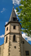 Kirchturm der evangelischen Kirche