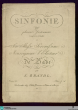 Sinfonie pour plusieurs instruments : Oeuvre 25 / composée & dediée à ... Monsigneur l'electeur de Bade par J. Brandl