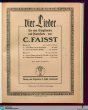 Vier Lieder für eine Singstimme mit Pianoforte: opus 16, opus 17, Nr. 1, Herr Walter von der Vogelweide. Nr. 2, Lied eines fahrenden Gesellen