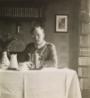 Willi Baumeister am Tisch, Gotha, 1915