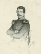 August Reinhardt, Hauptmann und Kompaniechef im I. Jägerbataillon, späterer Major, Brustbild