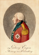 Herzog Ludwig Eugen von Württemberg - Lithographie um 1793