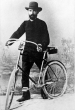 Robert Bosch - Fotografie mit Fahrrad um 1891