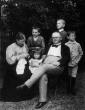 Carl Hugo von Weizsäcker mit Familie um 1895