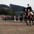 Hengstparade im Gestüt Marbach 1982