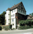Schloss Leinzell mit Treppenturm 1982