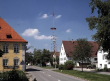 Erolzheim: Straße mit Maibaum 1988