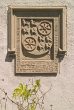 Krautheim: Wappentafel an der St. Marien-Kirche 2005