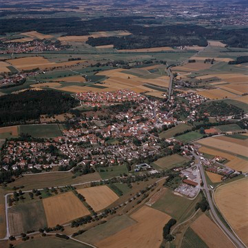 Frankenhardt-Gründelhardt aus der Luft, 2004