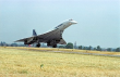Überschallflugzeug Concorde bei der letzten Landung, 2003