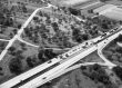 Bundesautobahn: Verkehrsunfall, Luftbild 1971