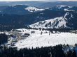 Landschaft am Feldberg im Schnee, Luftbild 2008