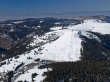 Landschaft am Feldberg im Schnee, Luftbild 2008