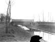 Unterschneidheim: Neue Brücke über die korrigierte Sechta 1926