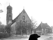 Unterschneidheim: Kirche und Pfarrhaus 1926
