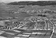 Spaichingen mit Neubausiedlung, Luftbild 1960