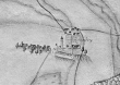 Burg Reichenberg bei Oppenweiler 1685 - Ausschnitt aus der Kieserschen Forstkarte Nr. 131 - Reichenberger Forst