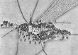 Rommelshausen von 1686 - Ausschnitt aus der Kieserschen Forstkarte Nr. 252