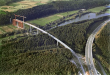 Reutlingen - Altenburg: Luftbild Neckartalviadukt 1988