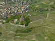 Ortenberg: Schloss von Weinbergen umgeben, Luftbild 2007