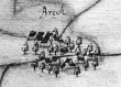 Brech (Breech) - Ansicht aus der Kieserschen Forstkarte Nr. 266 von 1686