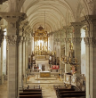 Schwäbisch Hall: Großcomburg, Stiftskirche St. Nikolaus nach Osten 1999