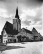 Tiefenbronn: Blick zur Kirche 1935