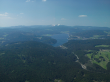 Schluchsee: Seebrugg und See, Luftbild 2008