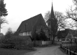 Nabern: Kirche und Rathaus 1939