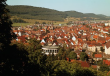 Ebingen: Blick über die Dächer um 1970