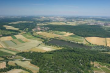 Östlicher Kraichgau: Aalkistensee mit Kleinvillars von Südosten Luftbild 2010