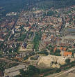 Karlsruhe: Oststadt, Luftbild 1992