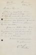 Brief von Carl Hintze an Friedrich Krantz
