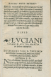Luciani Gallus, Latinus Factus