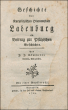 Geschichte der Kurpfälzischen Oberamtstadt Ladenburg