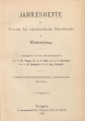 Jahreshefte des Vereins für Vaterländische Naturkunde in Württemberg : zugl. Jahrbuch d. Staatlichen Museums für Naturkunde in Stuttgart